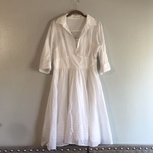 White Calvin Klein Dress
